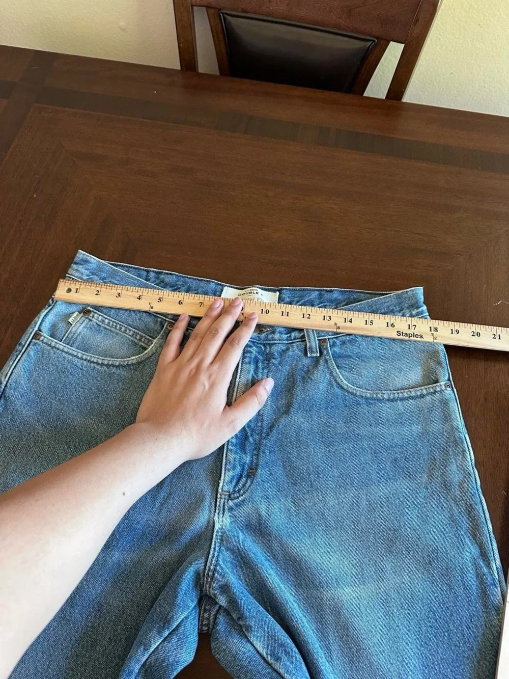 Vintage L.L.Bean Double L Lined Jeans Faded Blue Men’s 36x29 Straight
